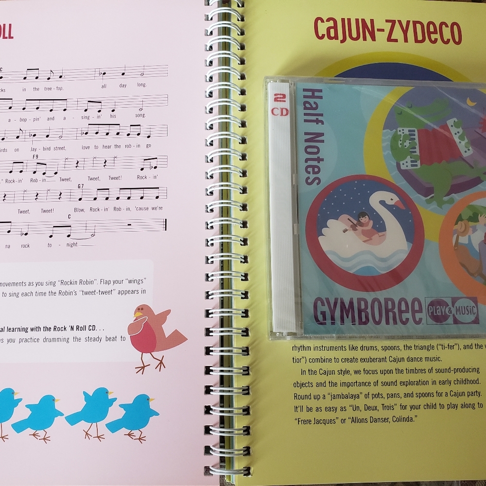 🧚‍♂️🧚‍♂️2FOR20 Gymboree Children CD Songs and Book